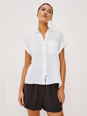 Rails Whitney Gauze Fabric Blouse